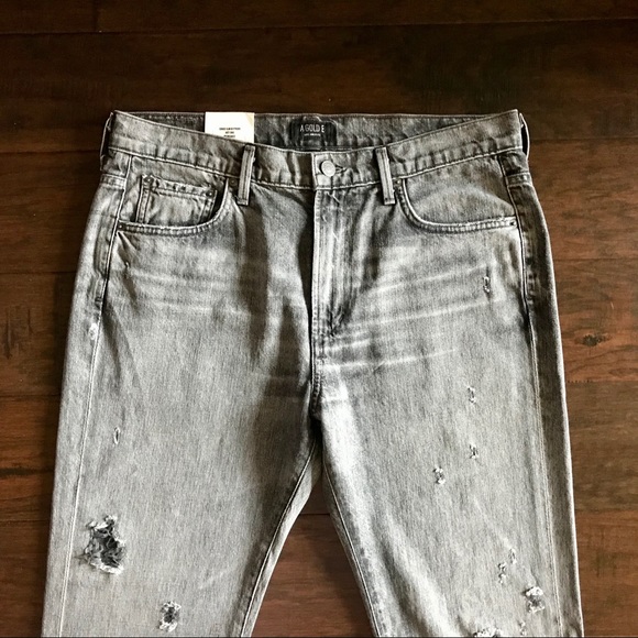 AGOLDE Denise Slim Distressed Boyfriend Size 28 - Picture 4 of 9